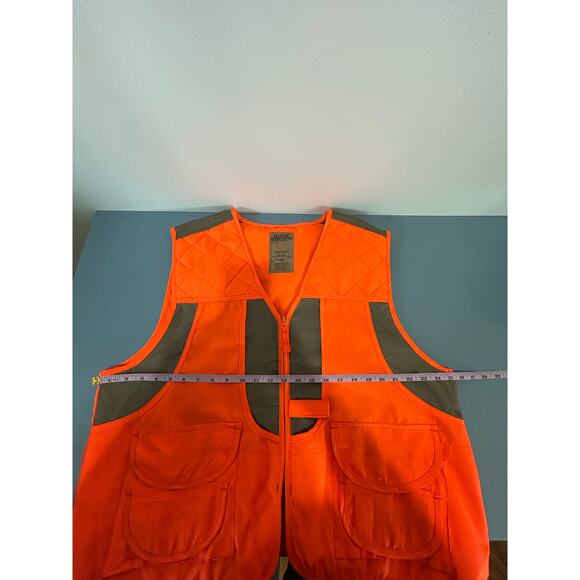 Master Sportsman Hunting Vest size L/XL hunter orange zipper pockets - Picture 3 of 7
